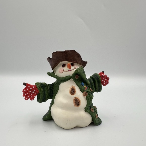 Hallmark 2001 Mitford Snowman Jubilee Christmas Ornament Set 4 Box Dated QX2825 - Picture 8 of 14